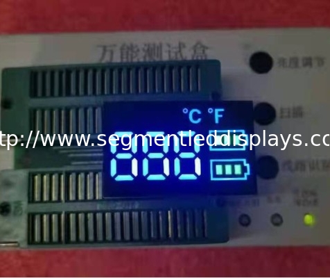 Τύπος SMD Προσαρμοσμένη οθόνη LED 7 τμημάτων για ψυγείο αυτοκινήτου καθαρό πράσινο χρώμα