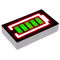 επίδειξη γραφικών παραστάσεων φραγμών των κόκκινων πράσινων οδηγήσεων 20mm για το δείκτη μπαταριών