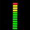 επίδειξη γραφικών παραστάσεων φραγμών των κόκκινων πράσινων οδηγήσεων 20mm για το δείκτη μπαταριών